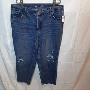 NWT Old Navy Extra High-Rise Ski-Hi Straight Secret Slim Pockets Jeans Size 22